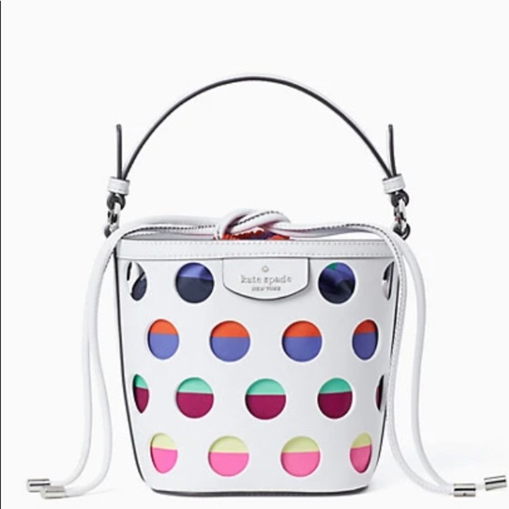 Authentic Kate spade leather drawstring Crosby😘 - Picture 12 of 14